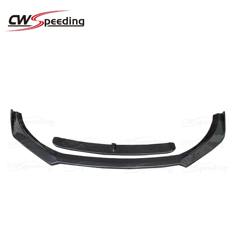 2009-2012 KZ STYLE CARBON FIBER FRONT BUMPER LIP FRONT LIP FOR VW PASSAT CC R-LINE