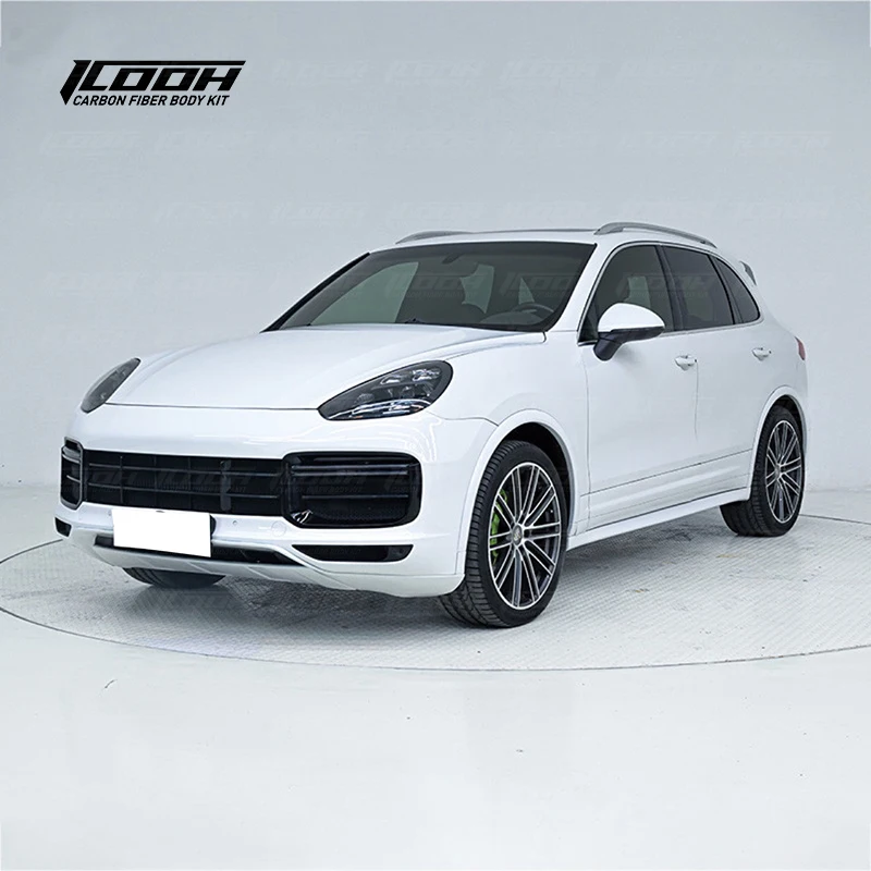 ICOOH Racing Altes Zu Neuem Update PP Frontlicht Stoßfängerset Für Porsche Cayenne 958.2 2015-2017 Bis 9Y0 Turbo