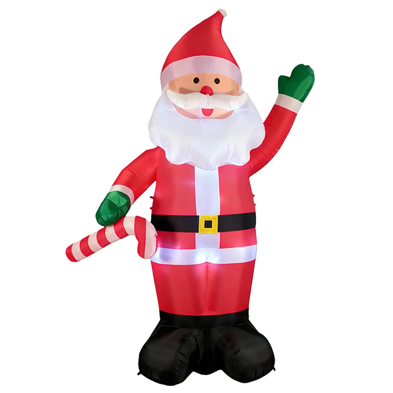 Santa Claus Christmas Inflatable Ornament 12 ft with LED Lights Christmas Decor for Home Indoor Outdoor Party Holiday Yard
