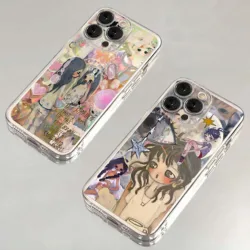Aya Takano Phone Case For iPhone 16 15 14 13 12 11 Mini Pro Max X XR XSMax 7 8 Plus Transparent Soft TPU Back Cover