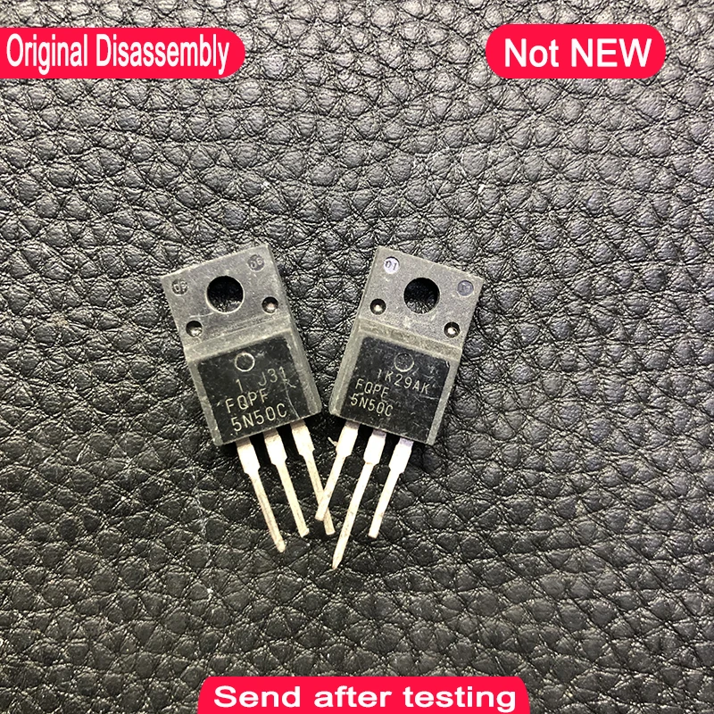 

Used 10pcs FQPF5N50C TO220F FQPF5N50 TO-220F 5N50 KF5N50 5N50C In Stock Original disassembly