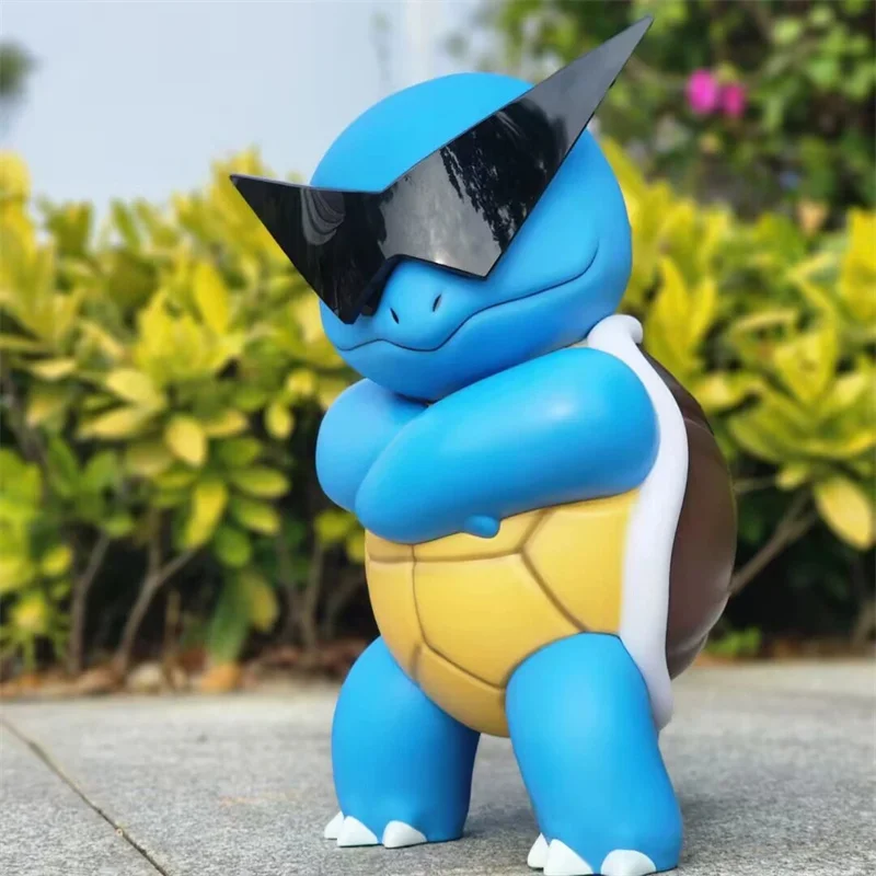 35cm-pokemon-squirtle-wear-sun-glasses-action-figure-pvc-gk-model-colletible-office-desktop-decoration-kids-birthday-gift