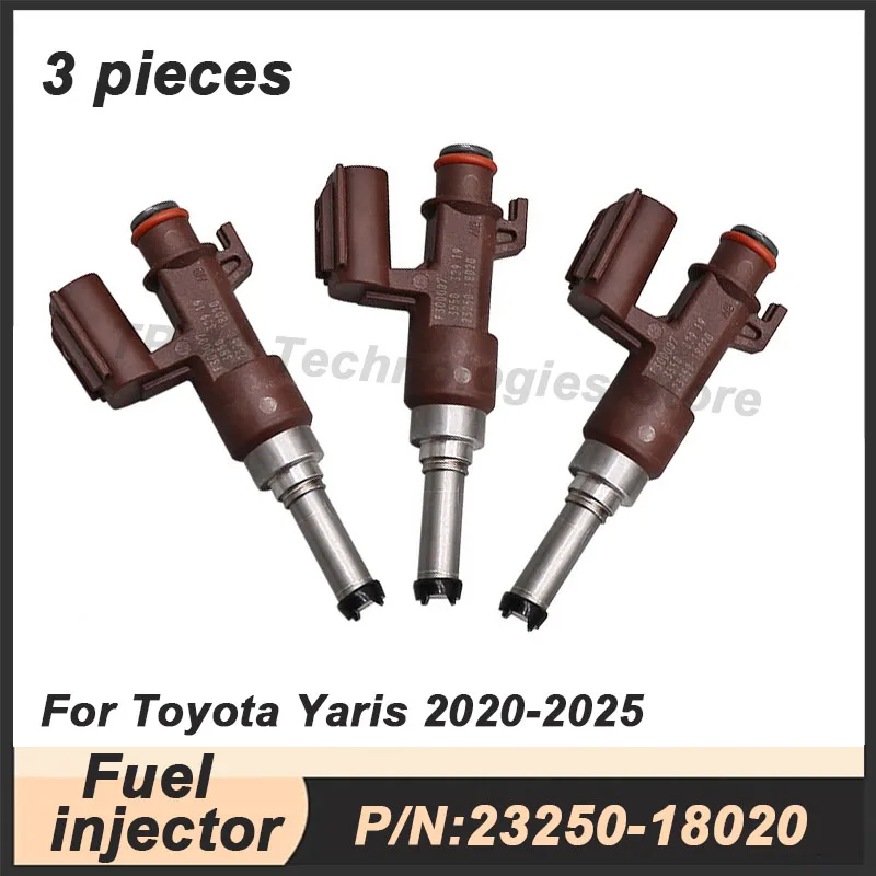 

3PCS 23250-18020 Fuel injector For Toyota Yaris 2020-2025