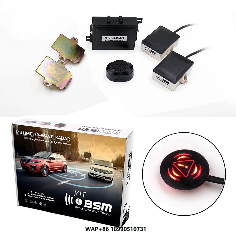 

ADT Microwave Universal lane Change Car Side Mirror radar Sensor Blind Spot Detection Bsm System with Warning Design