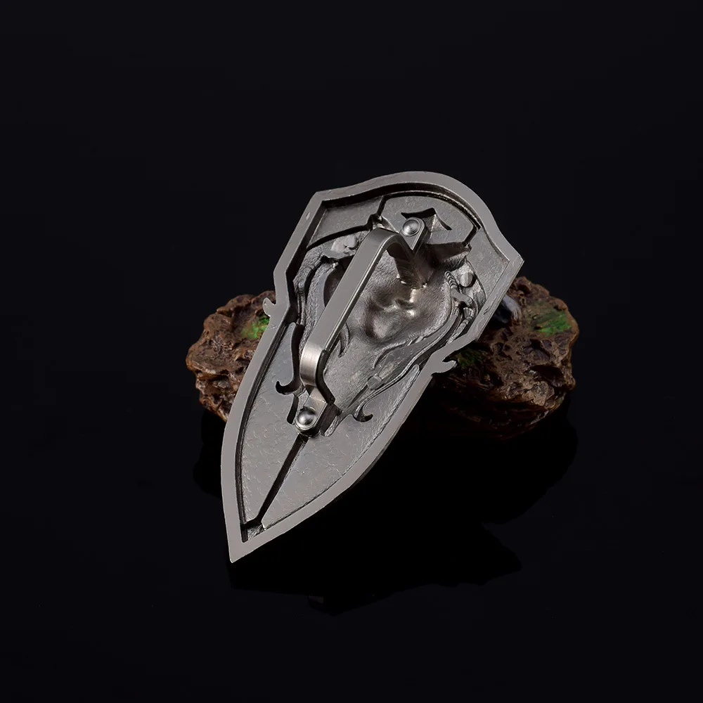 Lionheart Shield Toy Model, 10cm (3.93in) Zinc Alloy - Rust-Resistant - Perfect for World Warcraft Fans, Figure Weapon Accessory