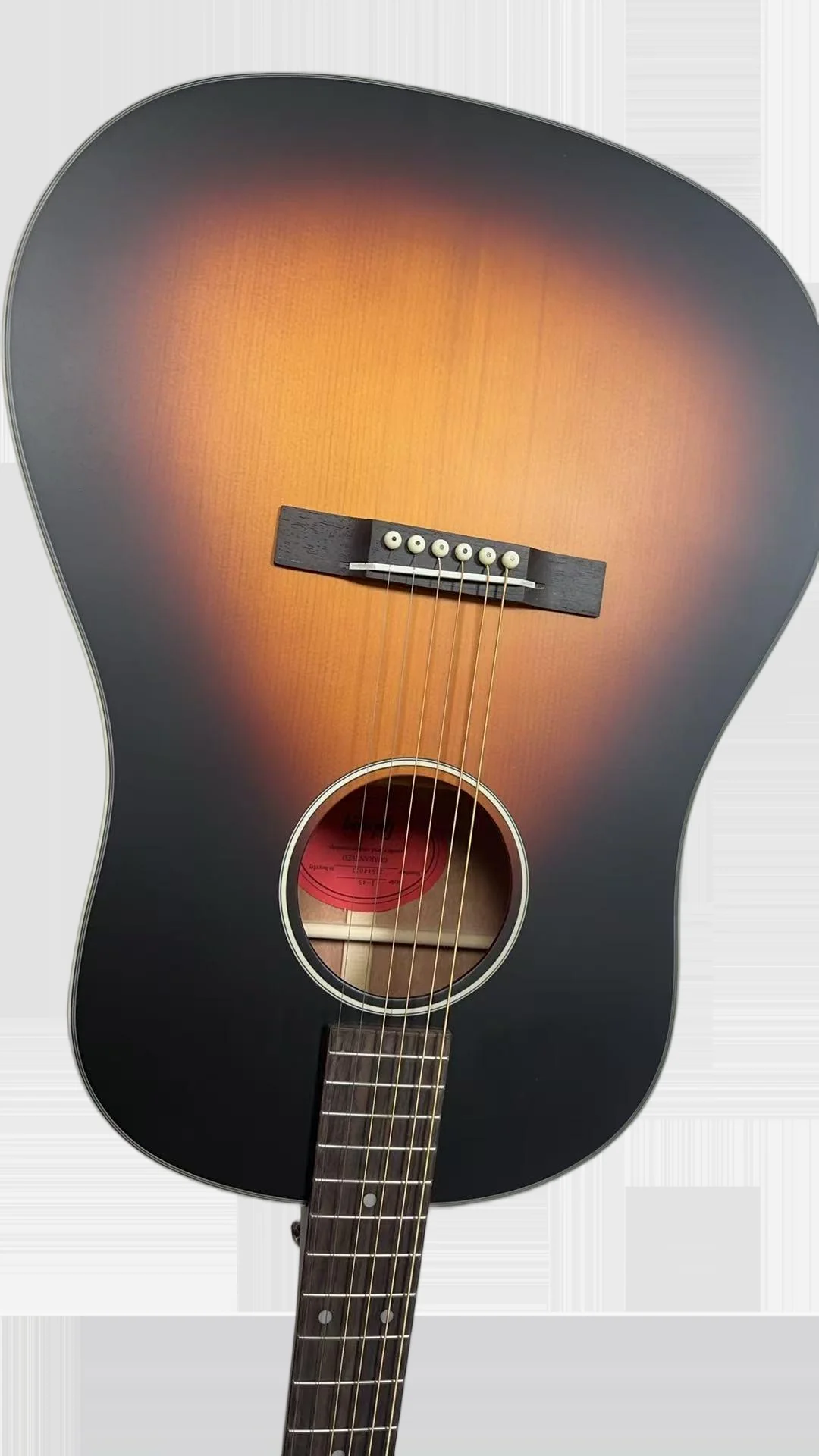 Handmade Historic Reissue 1942 Banner 45  Sunburst Acoustic Guitar Solid Spruce Top 2026