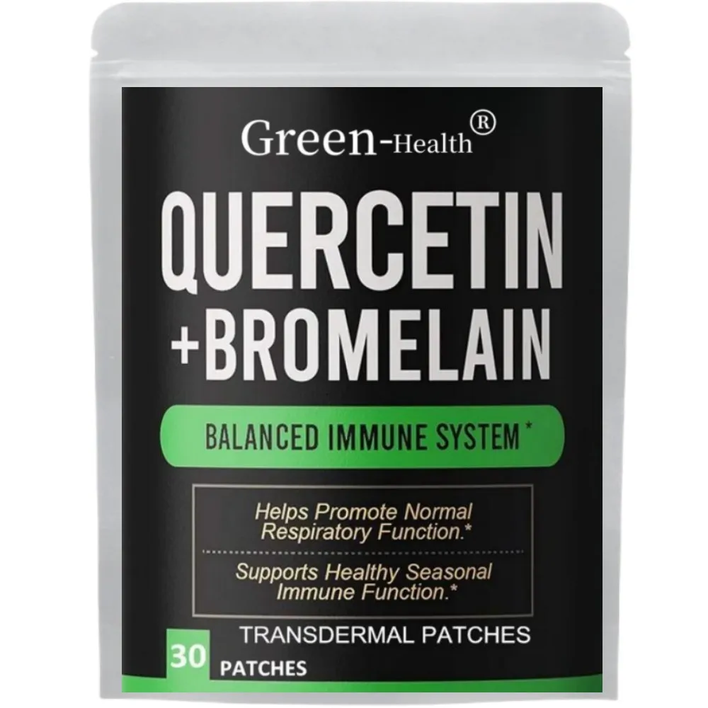 

Quercetin with Bromelain Transdermal Patches - 30 Patches One Month Supply