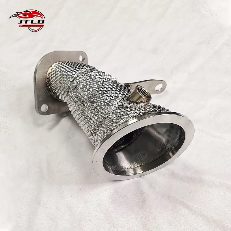 JTLD Performance 304 Stainless Steel Catless Exhaust Downpipe For Toyota GR Yaris 1.6L Test Pipes With Heat Shield Escapes