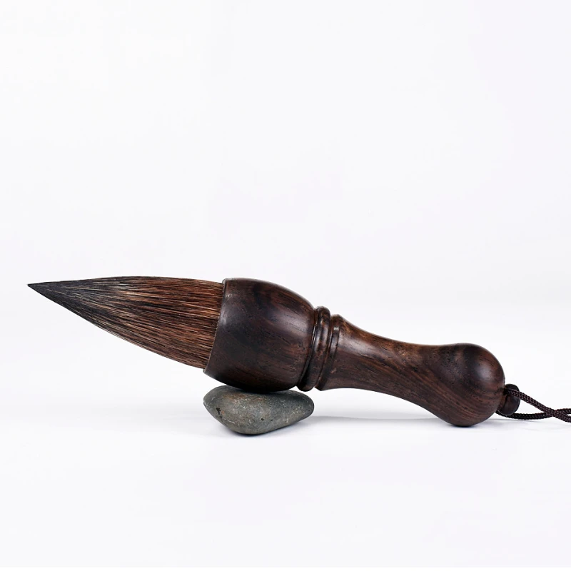 Short Shafted Hopper Shapped Brush Large Character Couplets Writing Brush Calligraphy and Traditional Chinese Painting Supplies