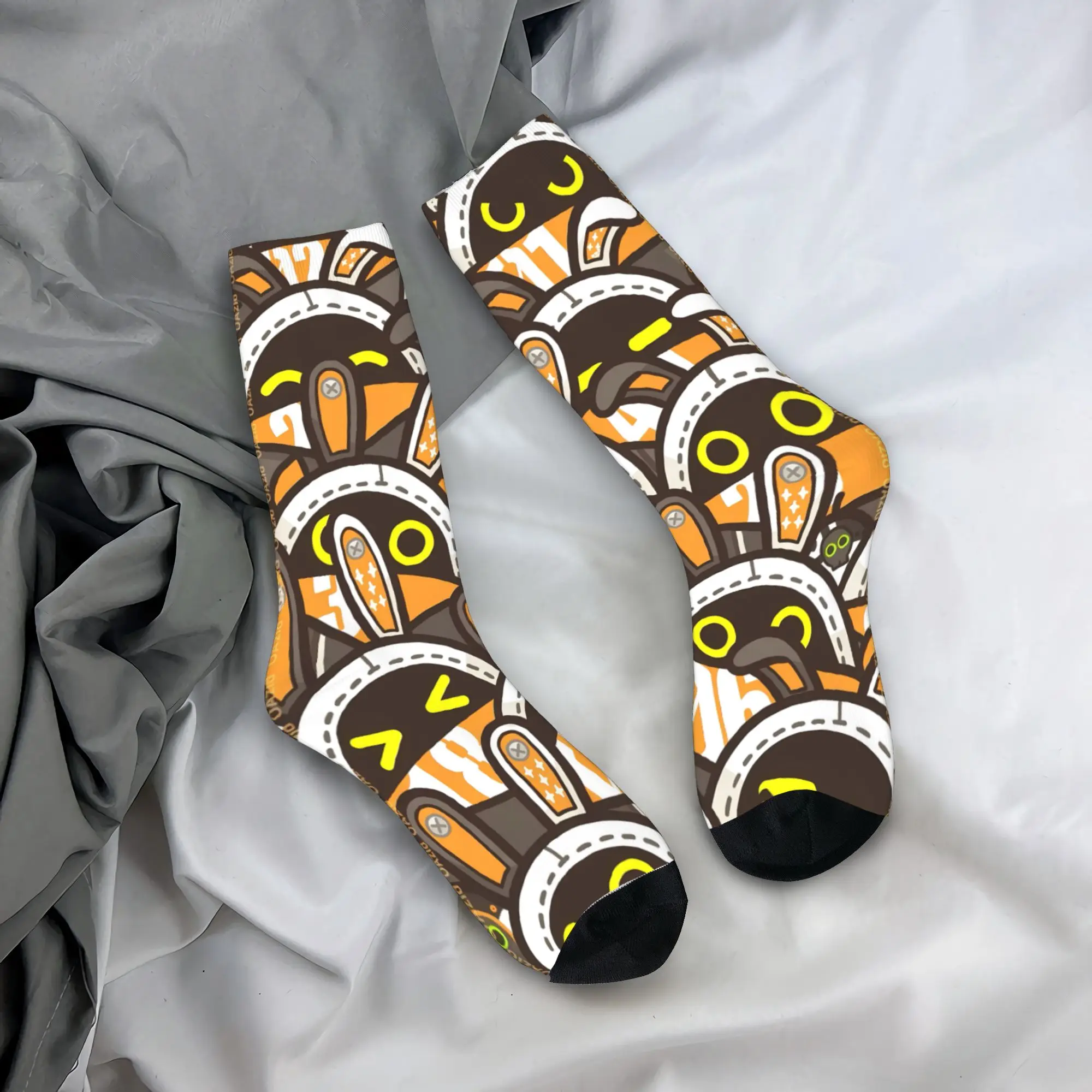 Bangboo Zenless Zone Zero Anime Stockings  Printed Trendy Socks Spring Non Skid Socks Men Climbing Warm Soft Socks