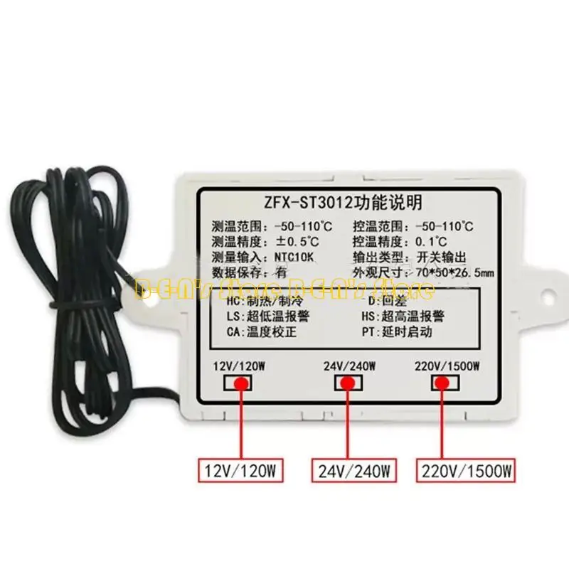 Y1Ad Thermostat chauffage refroidissement température haute précision