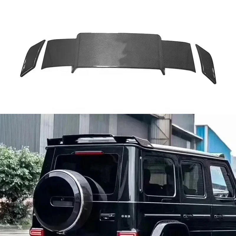 

For G class W464 G500 G63 2019y~ Car Tuning Parts BA Style Dry/Normal Carbon Fiber Rear Roof Spoiler Wing