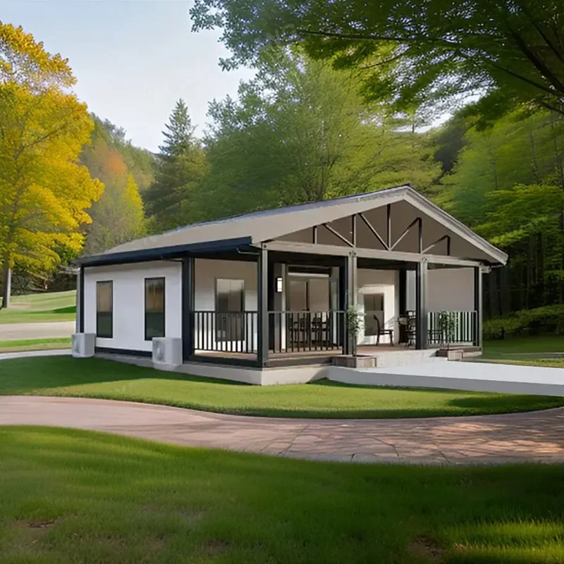 Luxury Expandable Prefab Container House 20ft 40ft 2 3 Bedrooms Modern Mobile Home with Garden Room Office Villa Hot Sale