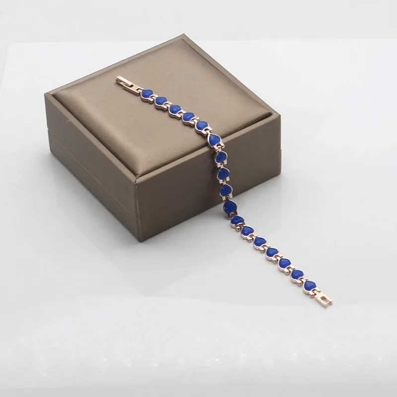 Fashionable High-End Magnetic Bracelet for Women Synthetic Natural Cat's Eye Stone Heart-Shaped Magnet Bracelet