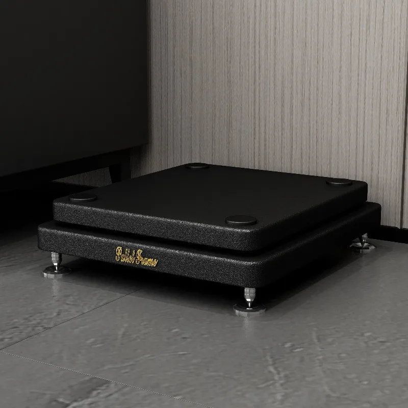 Professional speaker tray, audio base, bookshelf, subwoofer tripod, home theater floor box, double-layer shock-absorbing board.