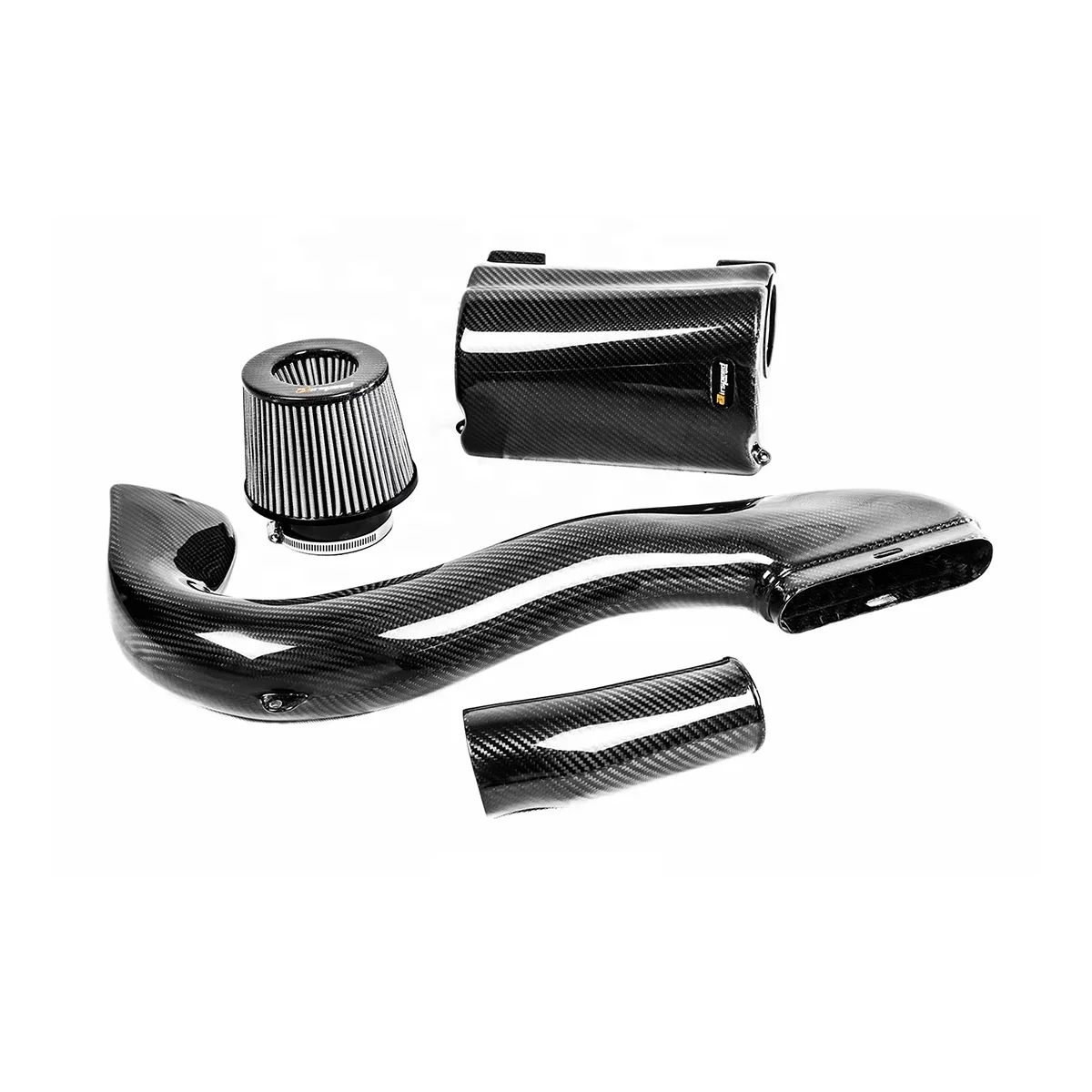 Airspeed Dry Carbon Fiber Engine Cold Air Intake System Kits For Mercedes BENZ GLC Class C Class E Class W205 M274 2015-UP