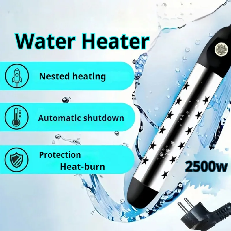 Pool Heater Water Heating Boiler Swimming Solar Bath Tub Immersion Portable Hot Fast Automatic Power Off Intelligent 1500W/2500W