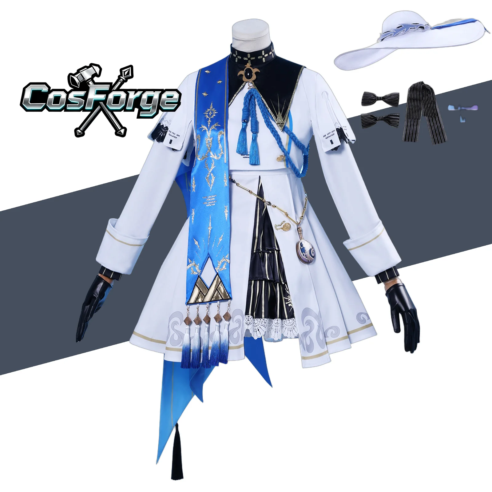 

Костюм Фиби для косплея по игре Wuthering Waves, женский, с париком, для Хэллоуина, карнавала, Comic-con, вечеринок, ролевых игр