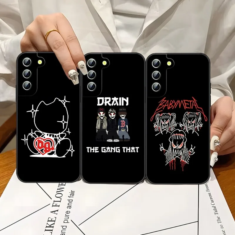 Drain Gang Phone Case For Samsung Galaxy S23 S21 S22 S20 S30 Ultra Fe S10 S8 S9 Note 20 10 Pro Plus Back Cover