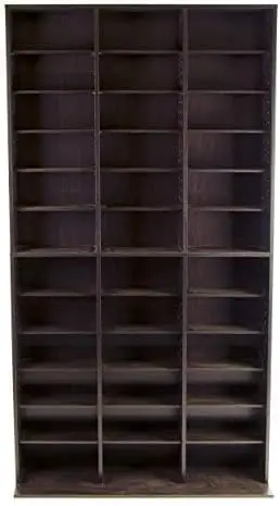 1080 Media Storage Cabinet – Protects & Organizes Prized Music, Movie, Video Games or Memorabilia Collections, Es