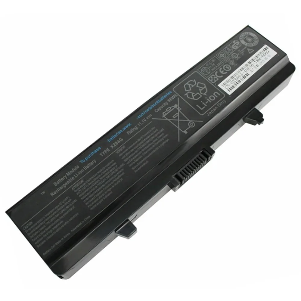 Imagem -03 - Original Genuíno X284g 11.1v 56wh Bateria do Portátil para Dell Inspiron 1525 1526 1545 14 1440 Mg119 Ru586 Gw240 Novo