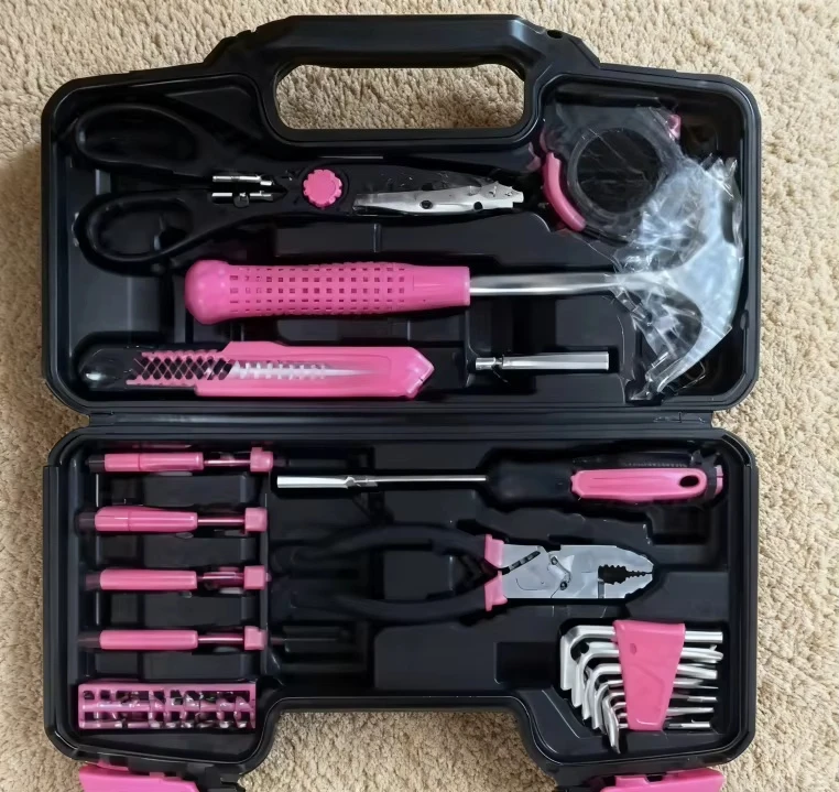 أجهزة الأسهم الأمريكية، كهربائي، إصلاح، مجموعة أدوات مفك كهربائي قابلة لإعادة الشحن، صندوق أدوات يدوي #2