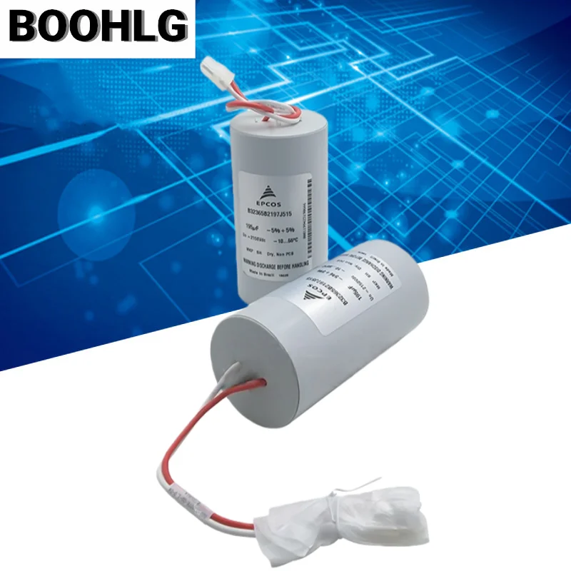 1 قطعة مكثف B32365B2197J515 A2187 185 فائق التوهج 2150V195UF مكثف مزيل الرجفان