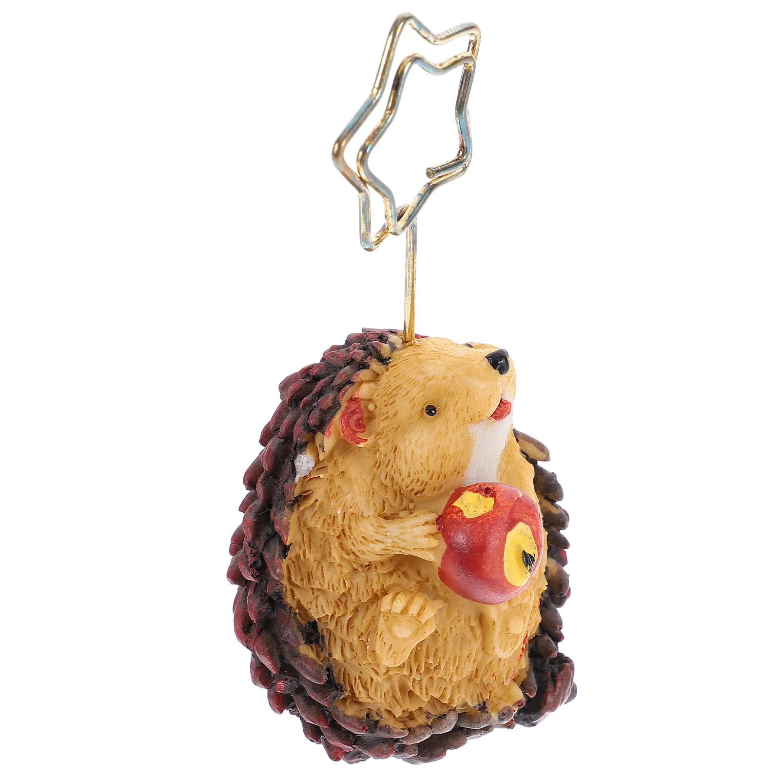 Name Card Holder Little Hedgehog Note The Photograph Table Sign Holders Clip Stand Place for