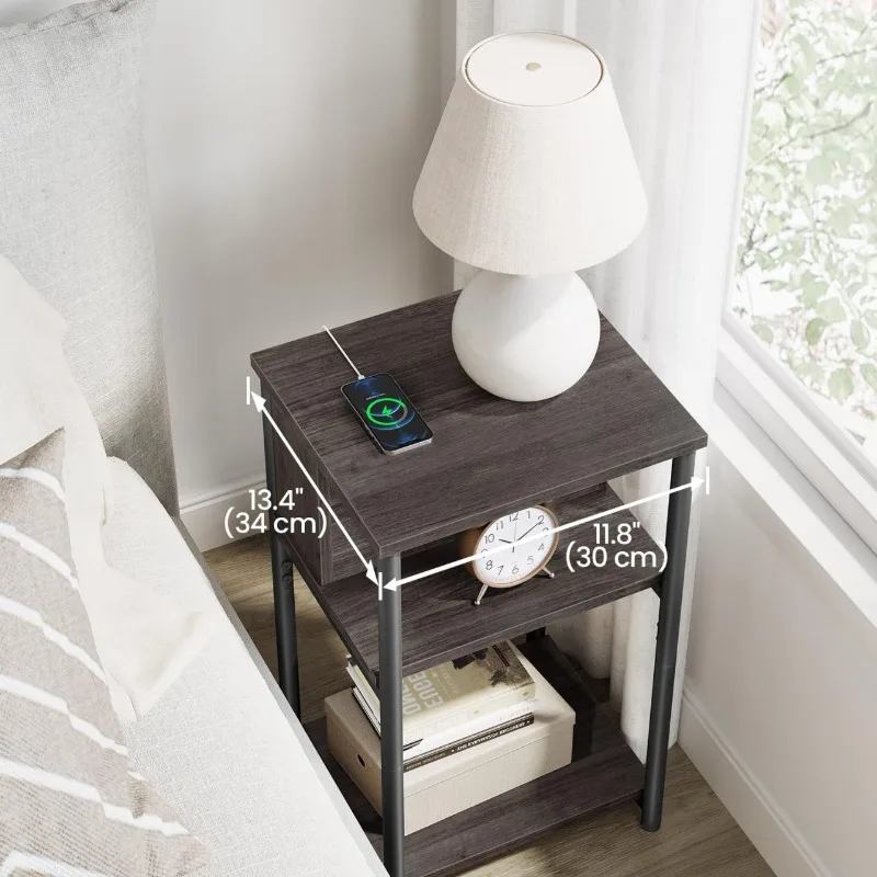 Americano moderno simples lado alguns sala de estar sofá quadrado armário lateral ferro forjado casa quarto mesa cabeceira canto