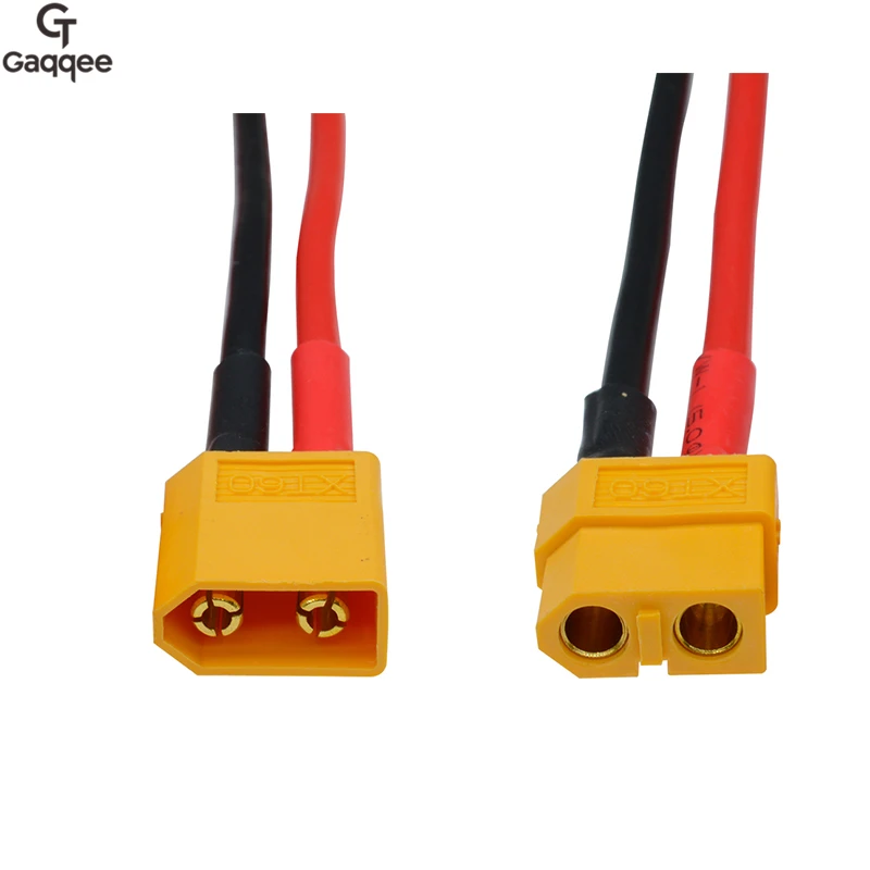 

1/5/10 PCS XT60 Plug Male Female Connector with 10CM 14AWG Silicon Wire for RC Lipo Battery RC Drone Car Boat