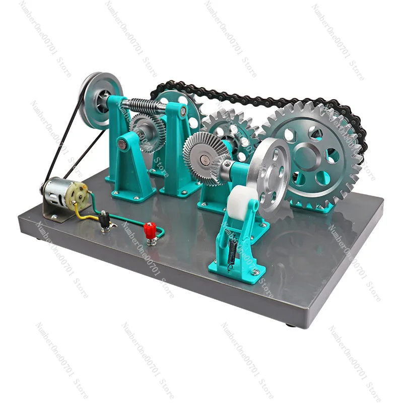 

Mechanical Gear Transmission Model - Electric Physics Demo Kit for High School STEM Education Experiments