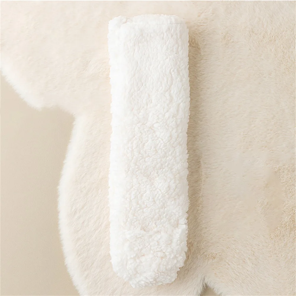 

1 пара силиконовых нескользящих носков-тапочек, мягкие кашемировые утолщенные носки для сна, термоудобные домашние носки с ковровым покрытием для женщин и мужчин