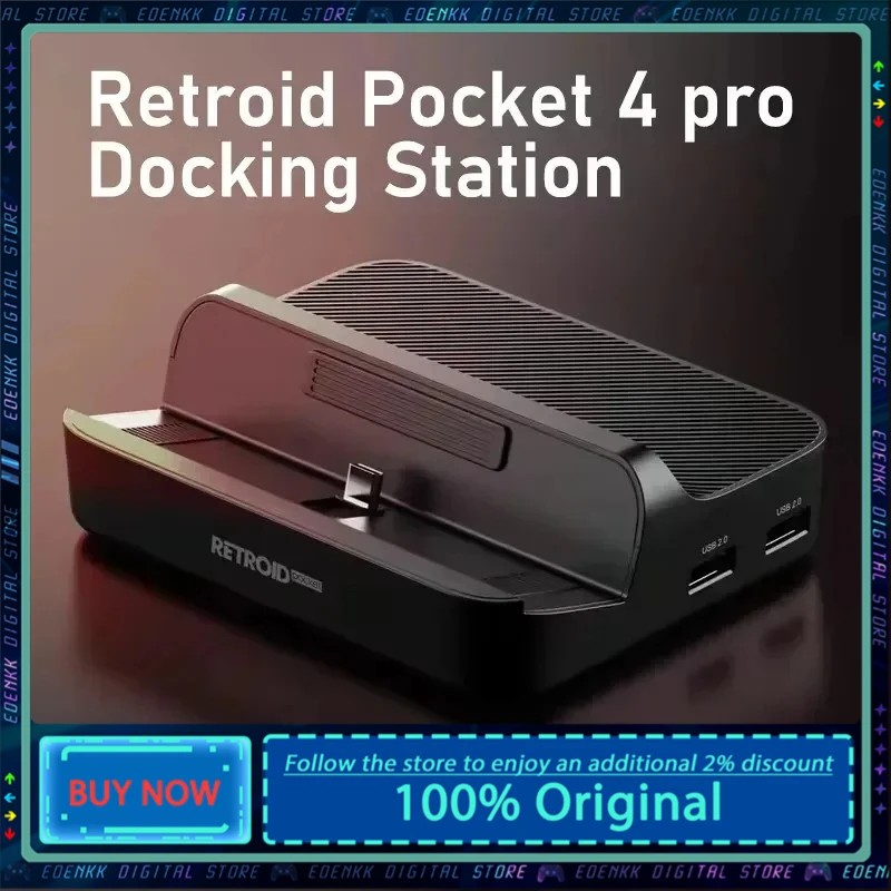

1Pcs Retroid Pocket 5 Docking Station For Retroid Pocket 4 Pro / Rp5 / Retroid Pocket Mini Game Console Dock Accessories