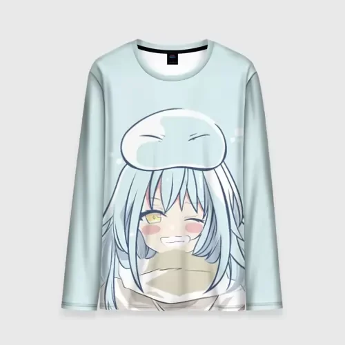 Anime That Time I Got Reincarnated as a Slime 3D Print Long sleeve O-Neck T-Shirts Fashion Oversized Tee shirt Man Clothing