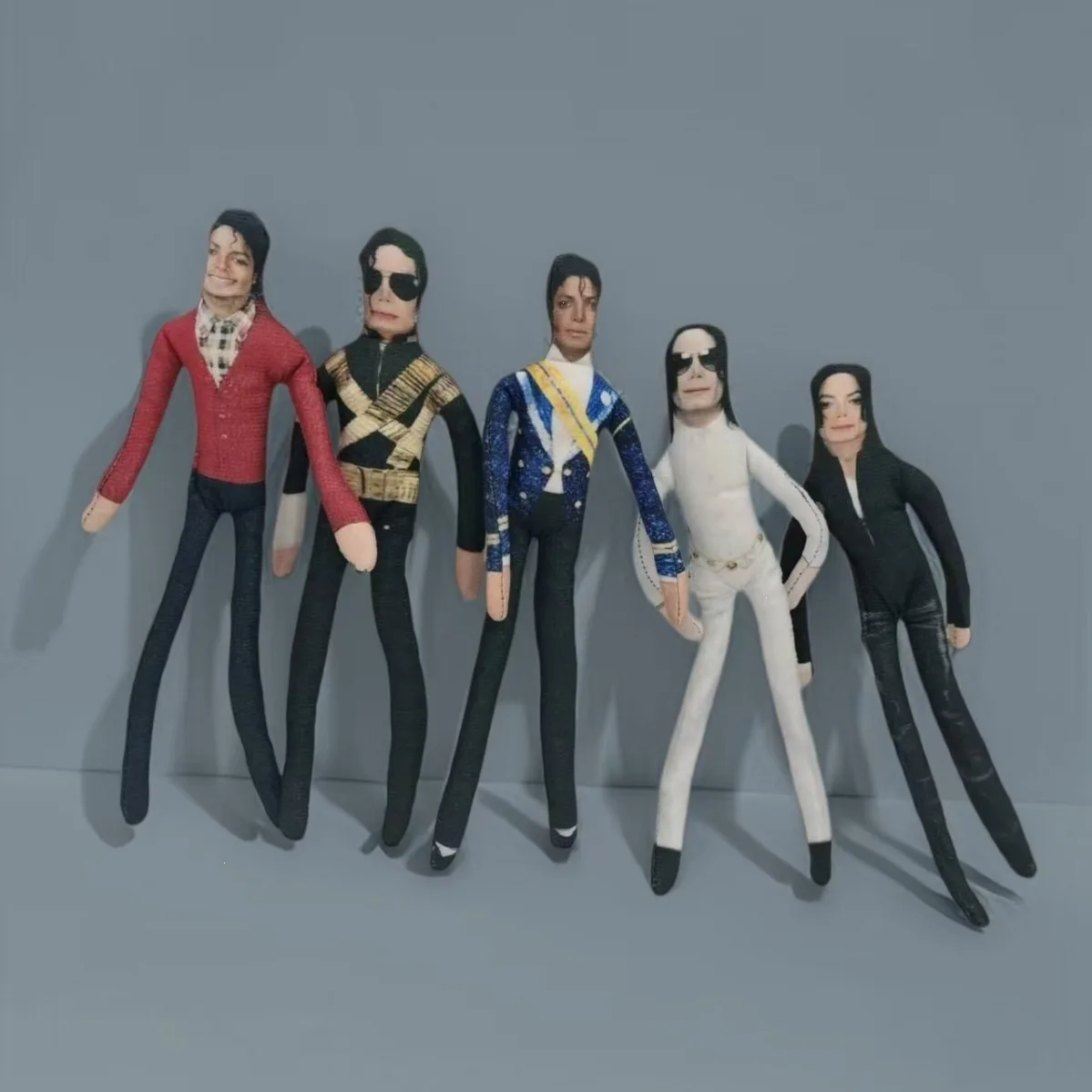 Pop Michael Jackson Stuffed Doll Flexibly Movable Joints Plush Abstract Collectible Party Room Decor for Fans Gift