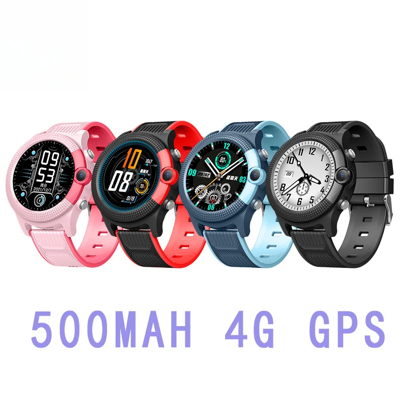 

D36 1,28-дюймовые детские умные часы Видеозвонок Wi-Fi GPS LBS Трекер местоположения SOS Водонепроницаемая SIM-карта Большая батарея 500 мАч Часы