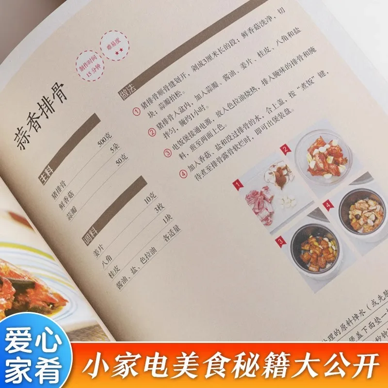 Pequeños electrodomésticos que se pueden aprender fácilmente, como alimentos, hornos eléctricos, cocinas de arroz y pan.