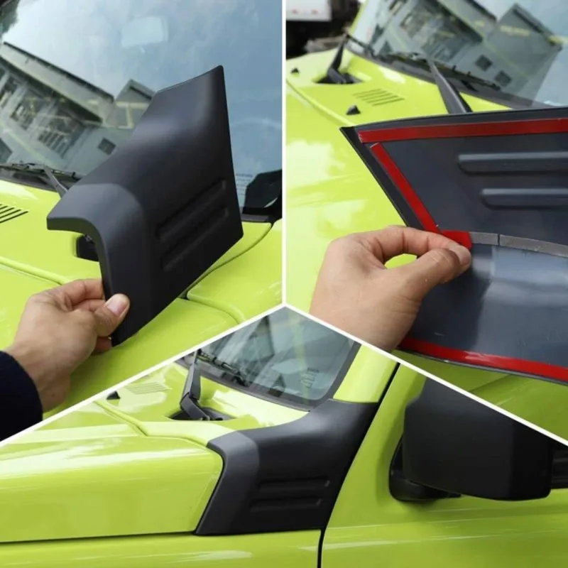 Super Sale Car Engine Hood Corner Wrap Angle Decoration Cover Exterior Guards Protector for Suzuki Jimny JB64 JB74