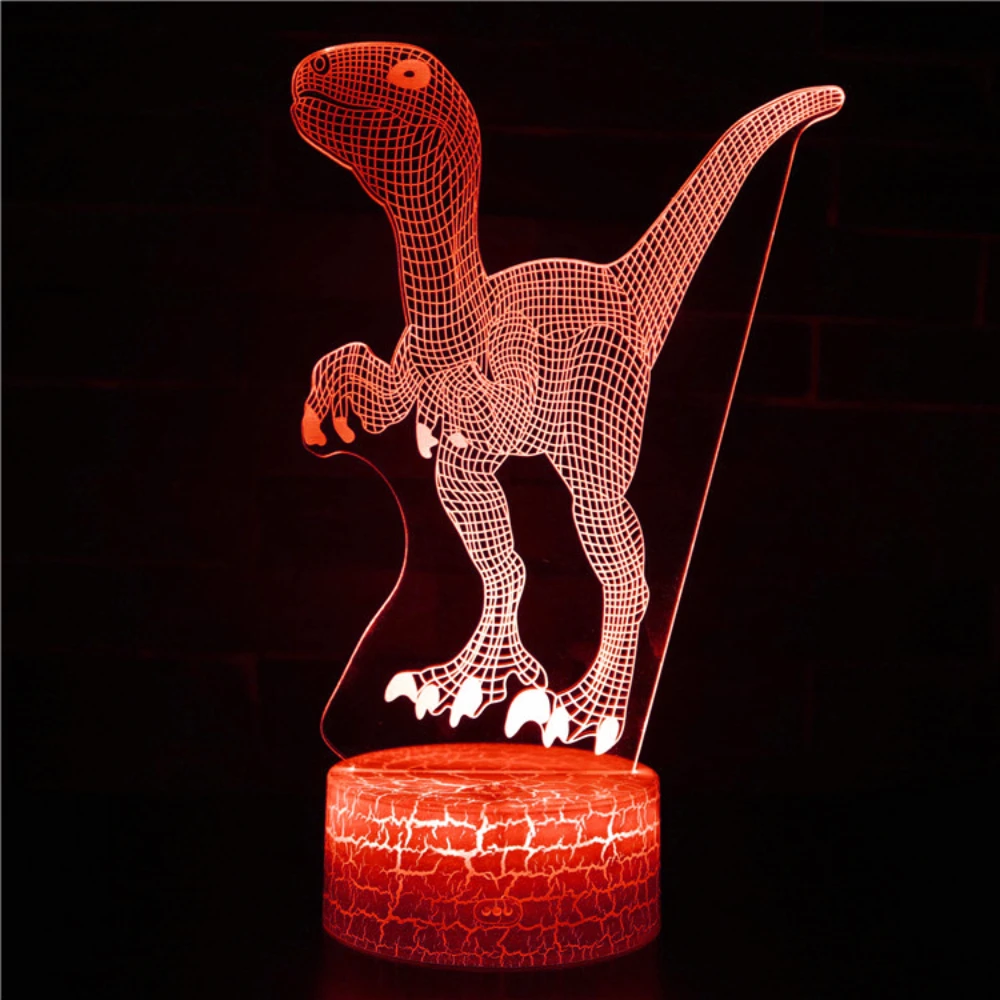 

Nighdn Dinosaur 3D Lamp LED Night Light Bedroom Decoration 7 Color Changing Child Nightlight Dinosaur Gift for Kids Boys Girls