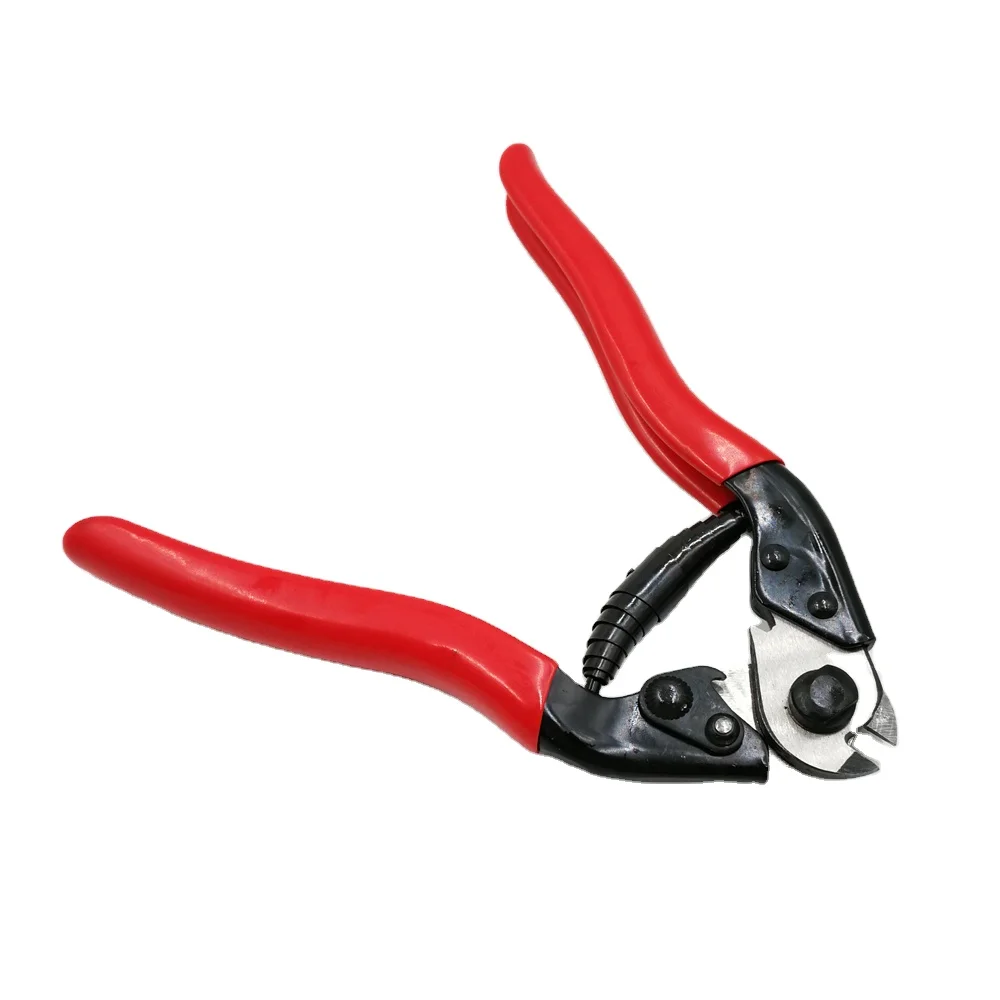 

HS-102 Wire Rope Shears Plastic Handle Small Cable Cutting Ratchet Cut Scissor