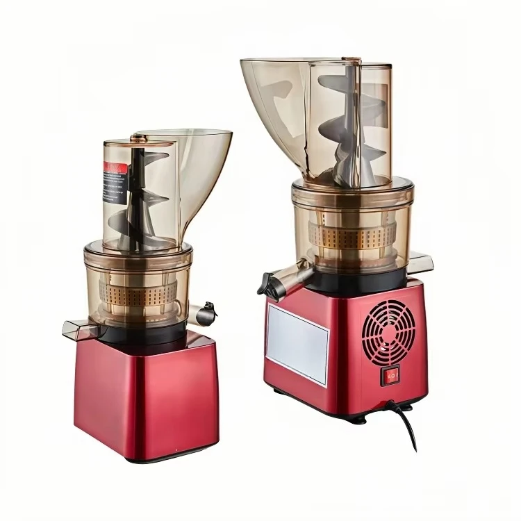 Portable juicer for fresh fruit and vegetable juices with a durable and compact design