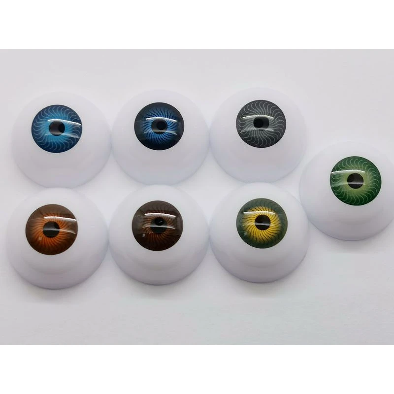 2pcs 26mm Doll BJD Eyes Eyeball yosd SD MSD Light Grey Dark Green black brown Redpurple Smoky