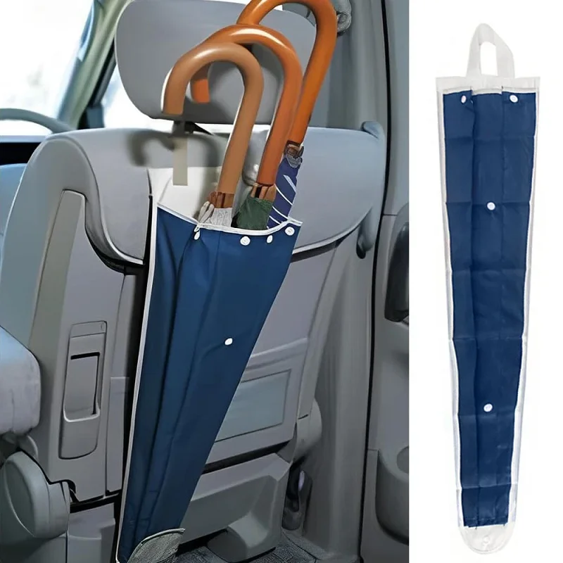 Waterproof Car Umbrella Set Foldable Umbrella Cover with Sheath Storage Bag And Carrier Cover Auto Accessory