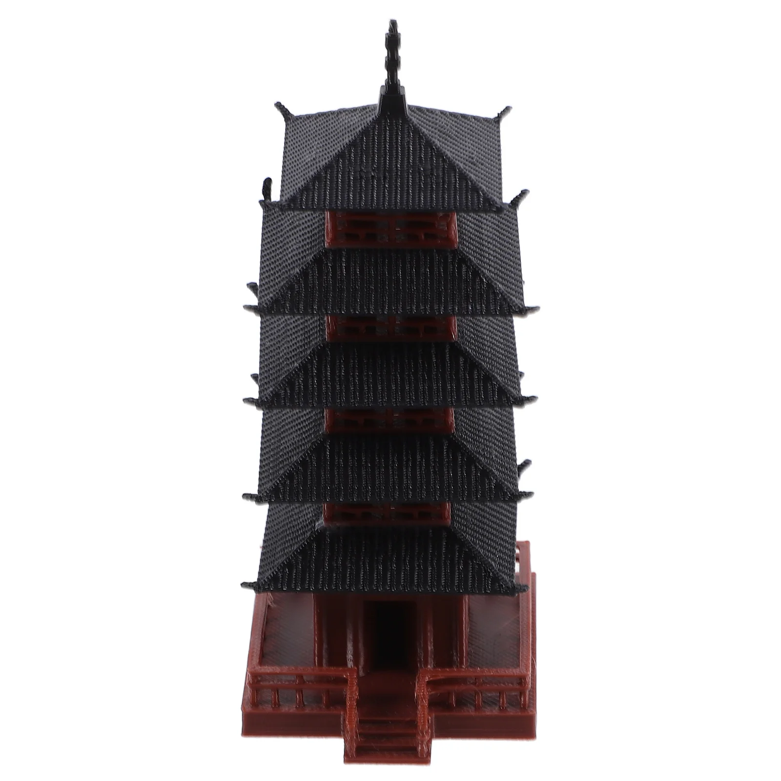 

Ancient Pagoda Water and Land Tank Home Decor Tabletop Decoration Tower Architecture Model Vintage Ornaments