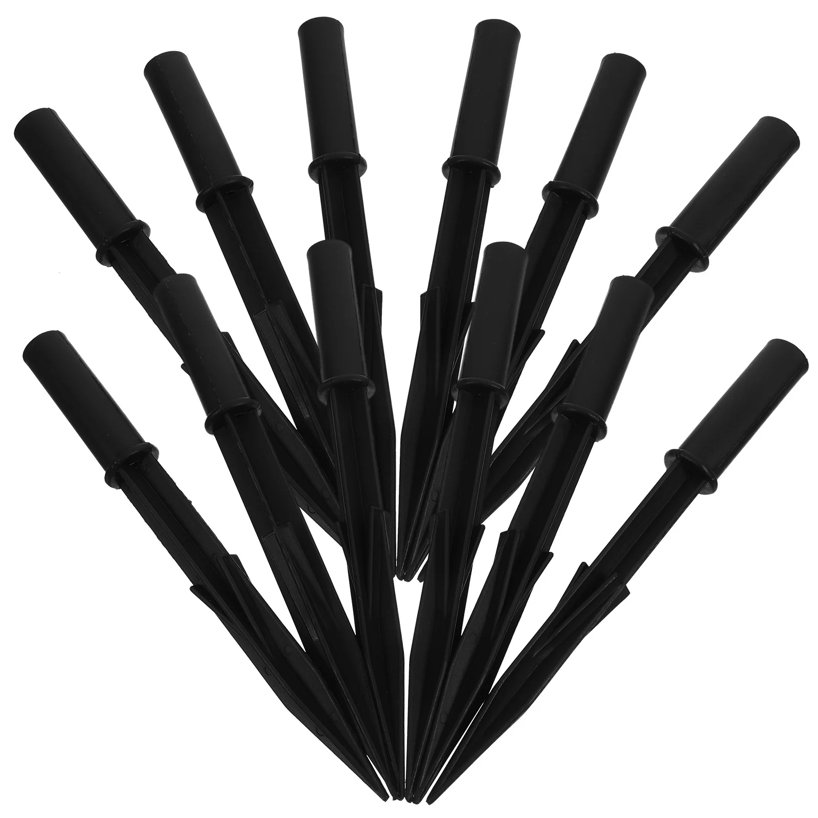 

20Pcs Plastic Ground Stakes Solar Light Replacement for Garden Lamps Yard Pathway Outdoor Light Supports Ground Spike