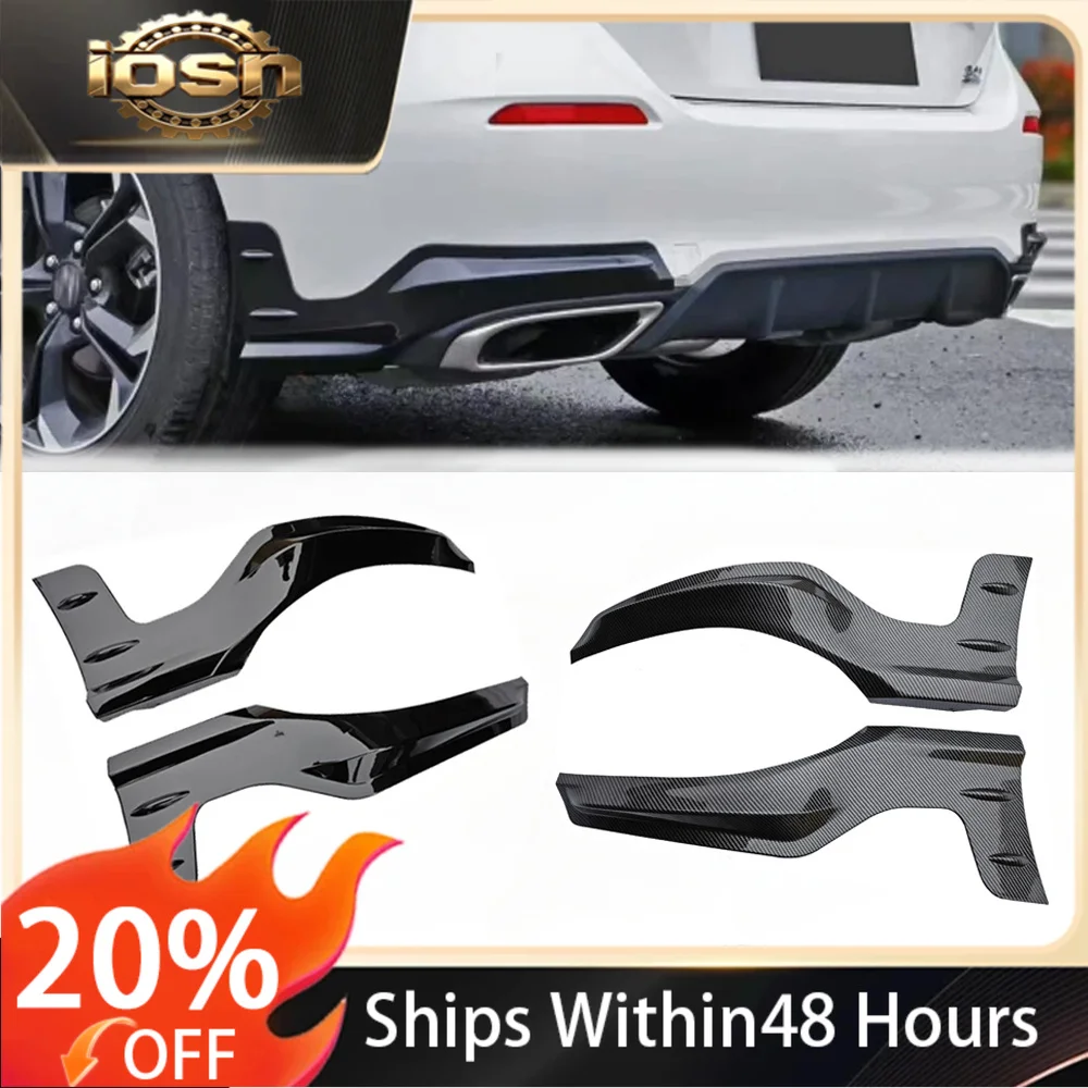 For 2022 2023 2024 11th Gen Honda Civic Hatchback Rear Package Corner Rear Bumper Side Extension Aprons MU Style Body Kit Tuning
