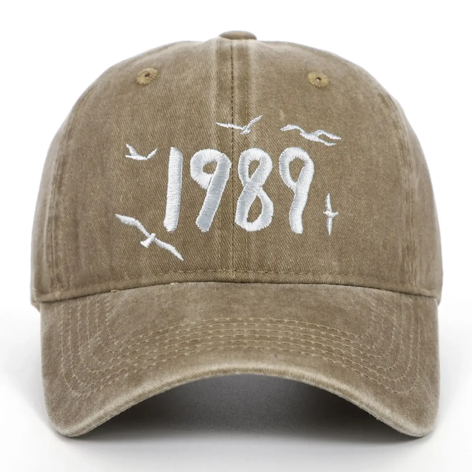 America Vintage 1989 Hafty Unisex Fans Peaked Cap Casual All Match Slim Face Women Visored Cap Spice Girls Baseball Cap