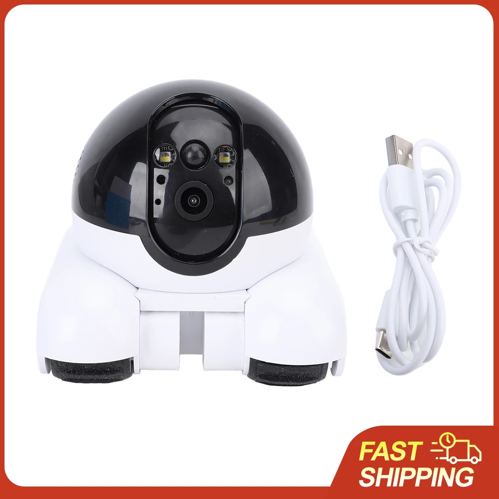 

Камера видеонаблюдения для дома 2 МП с двумя объективами, аккумулятором 5200 мАч, управлением через приложение, робот-камера для домашних животных (кошек и собак)