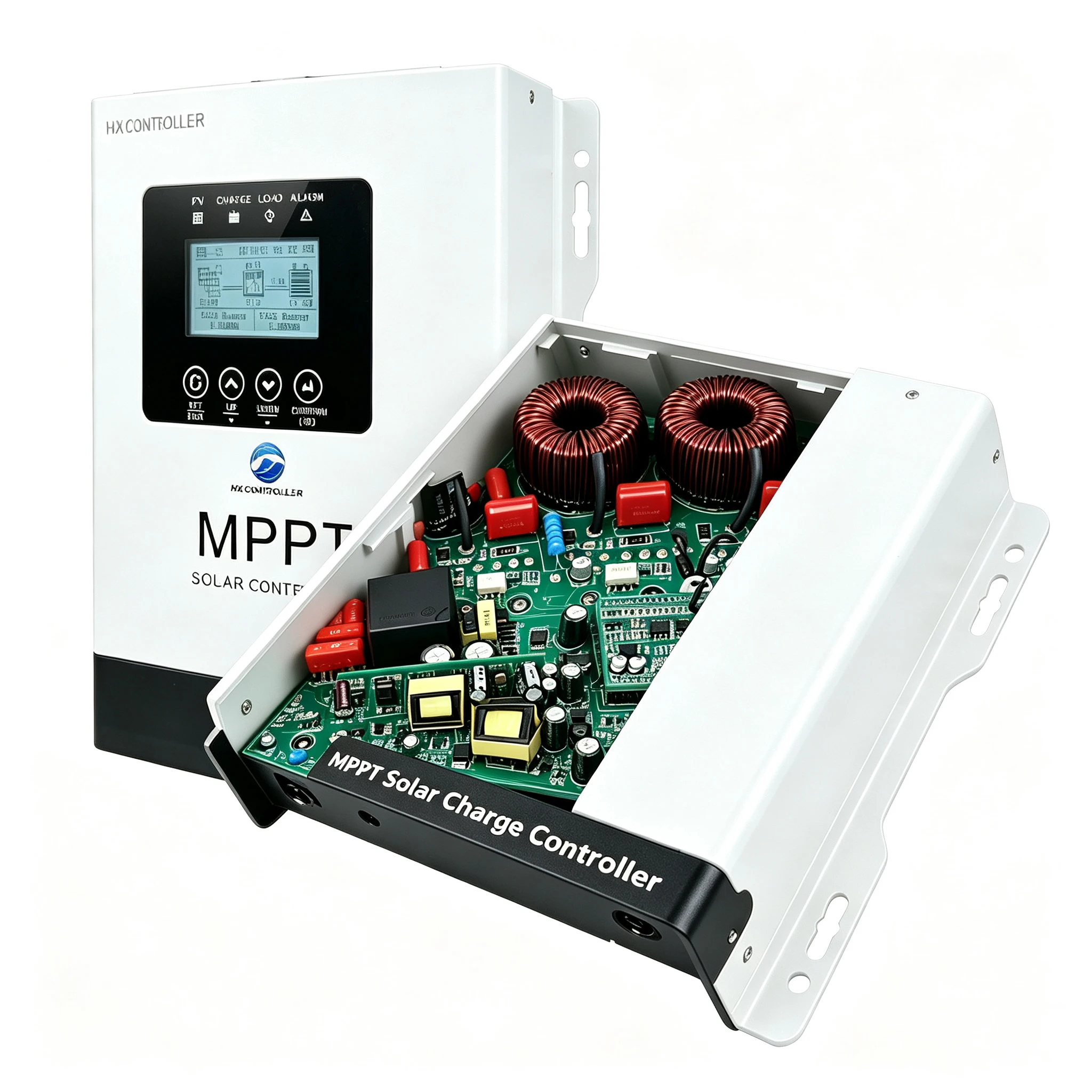 High Efficiency MPPT Solar Charging Controller Smart Solar Panel Regulator Support Various Lead Acid & Lithium Batteries Off Gri