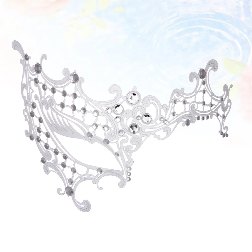 نصف معدن الماس الماس قناع حفلة تنكرية تأثيري المرأة قناع زي الرقص التبعي